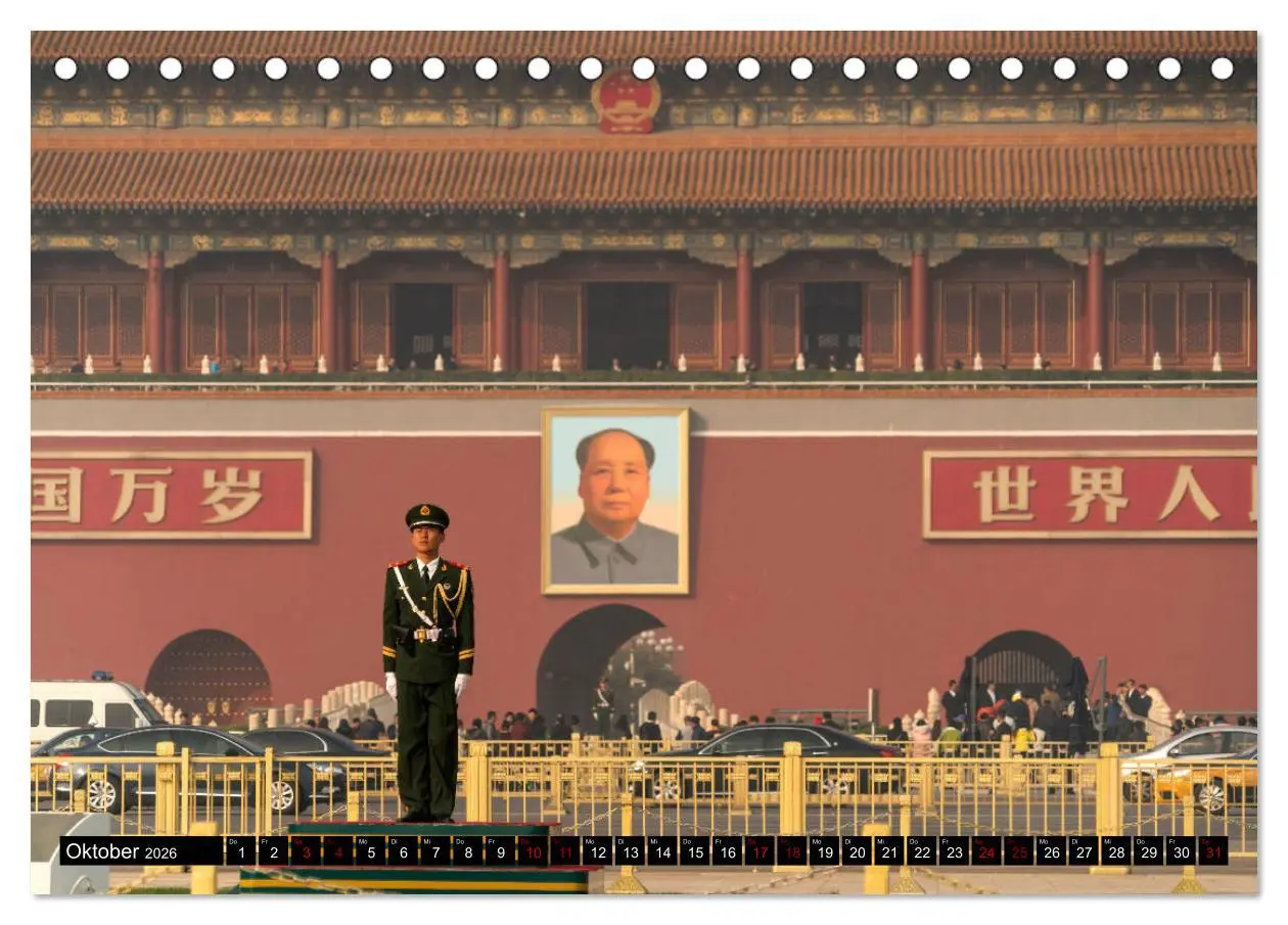 Bild: 9783457865453 | Peking - China (Tischkalender 2026 DIN A5 quer), CALVENDO...