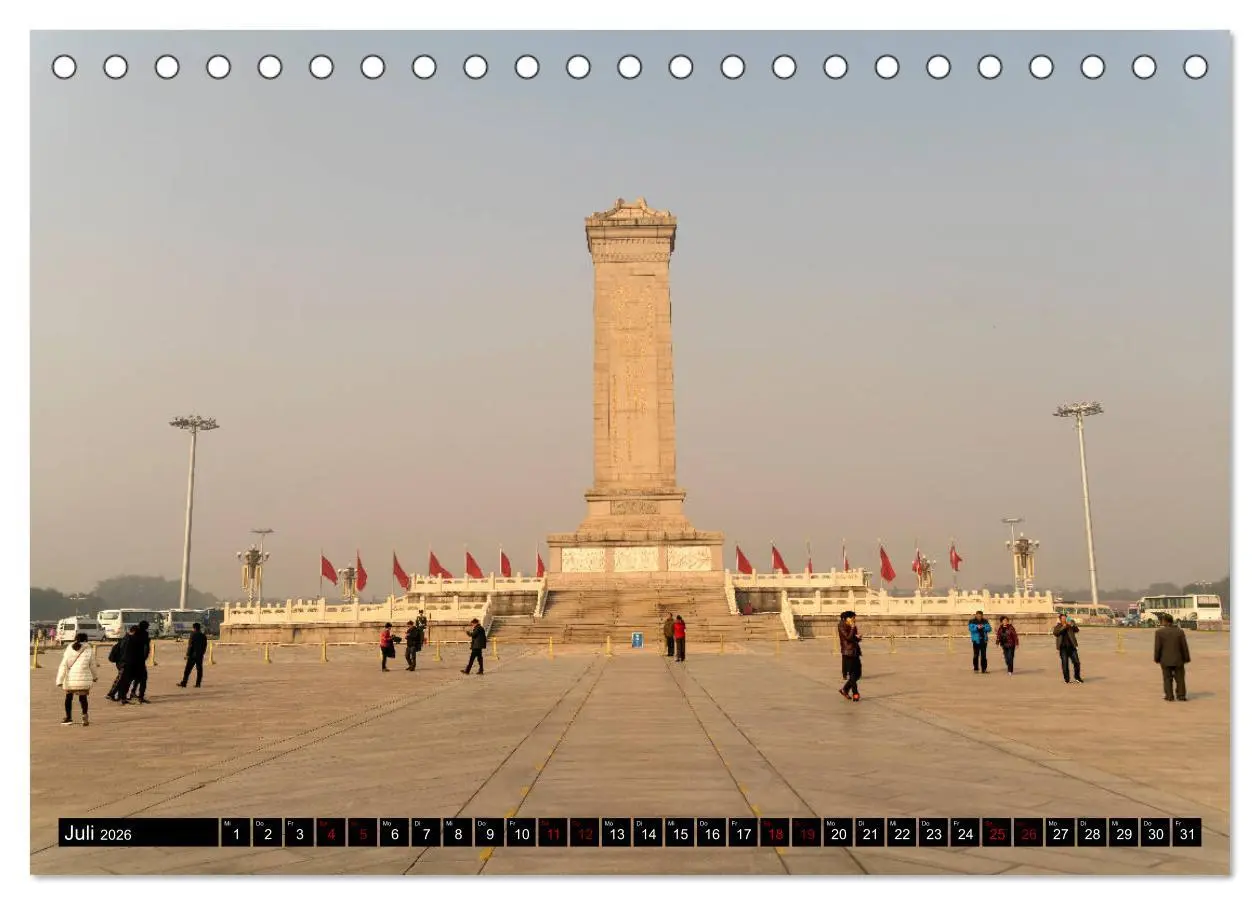 Bild: 9783457865453 | Peking - China (Tischkalender 2026 DIN A5 quer), CALVENDO...