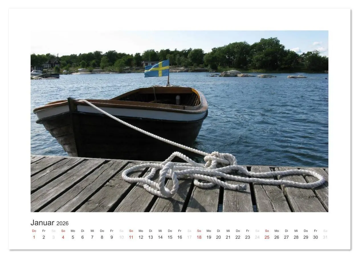 Bild: 9783516025453 | Stockholmer Schärengarten (hochwertiger Premium Wandkalender 2026...