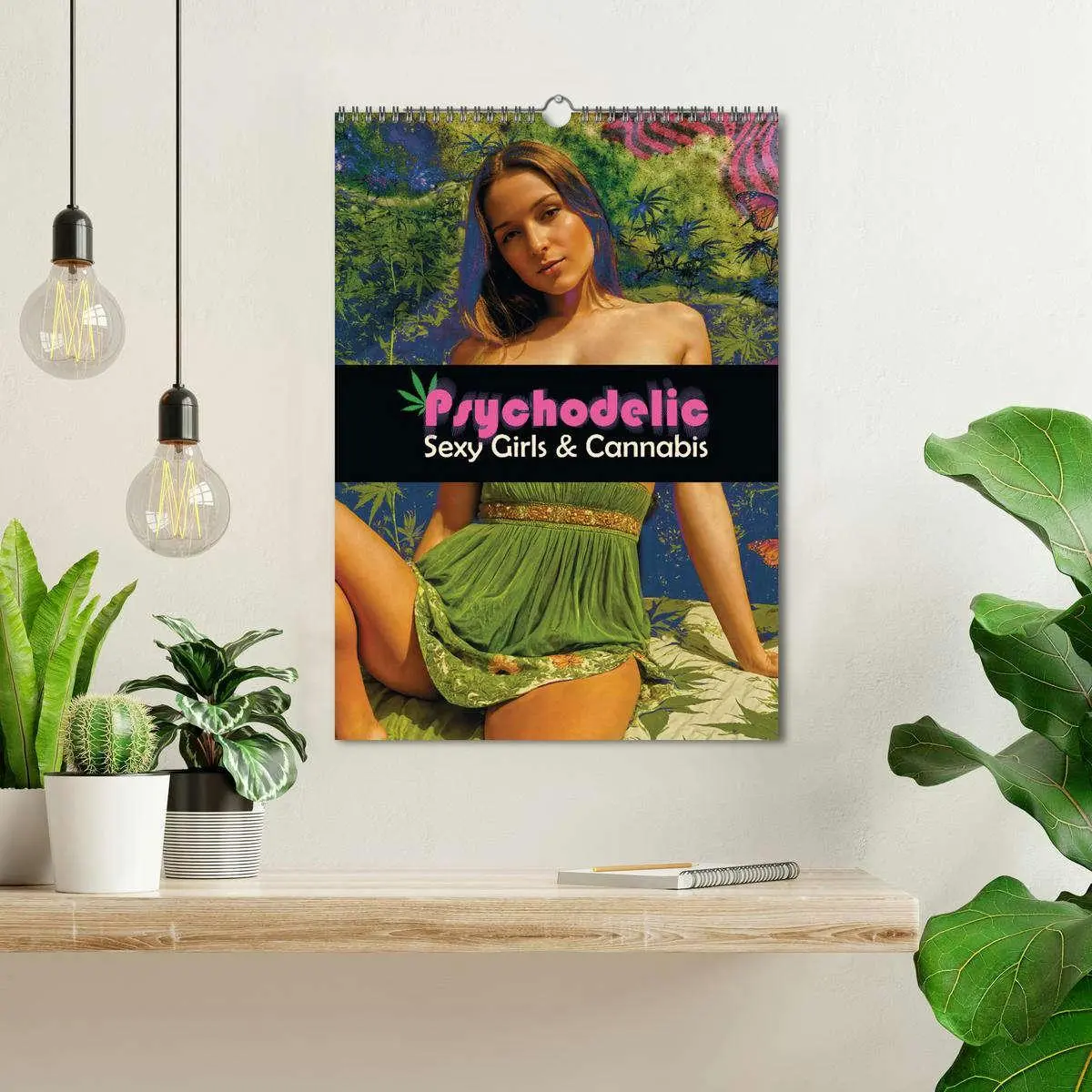 Bild: 9783516265453 | Psychodelic -Sexy Girls &amp; Cannabis (Wandkalender 2026 DIN A3 hoch),...