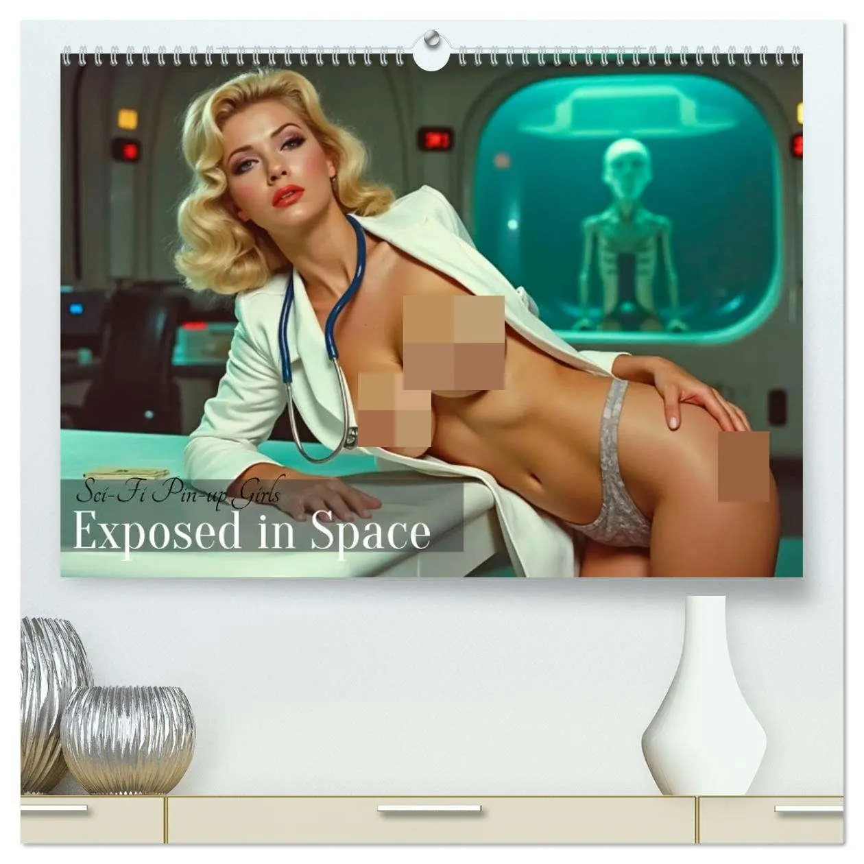 Cover: 9783516645453 | Sci-Fi Pin-up Girls - Exposed in Space (hochwertiger Premium...