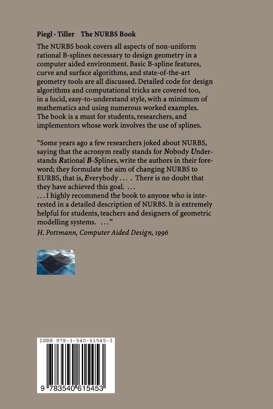 Rückseite: 9783540615453 | The NURBS Book | Wayne Tiller (u. a.) | Taschenbuch | xiv | Englisch