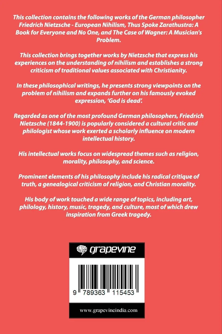 Rückseite: 9789363115453 | Nihilism and Nietzsche | Friedrich Nietzsche | Taschenbuch | Englisch