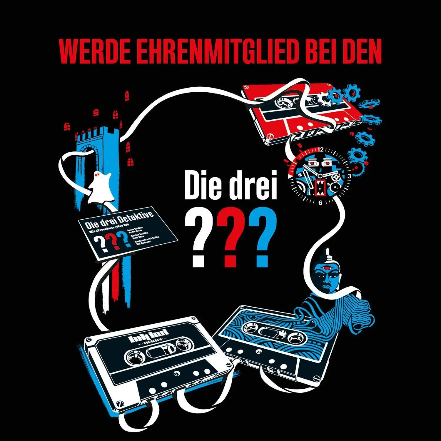 Bild: 4002051685553 | Die drei ??? - Das kooperative Fan Quiz | Spiel | Kaddy Arendt (u. a.)