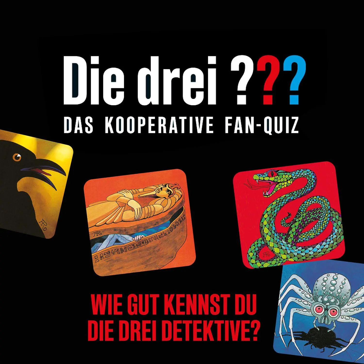 Bild: 4002051685553 | Die drei ??? - Das kooperative Fan Quiz | Spiel | Kaddy Arendt (u. a.)