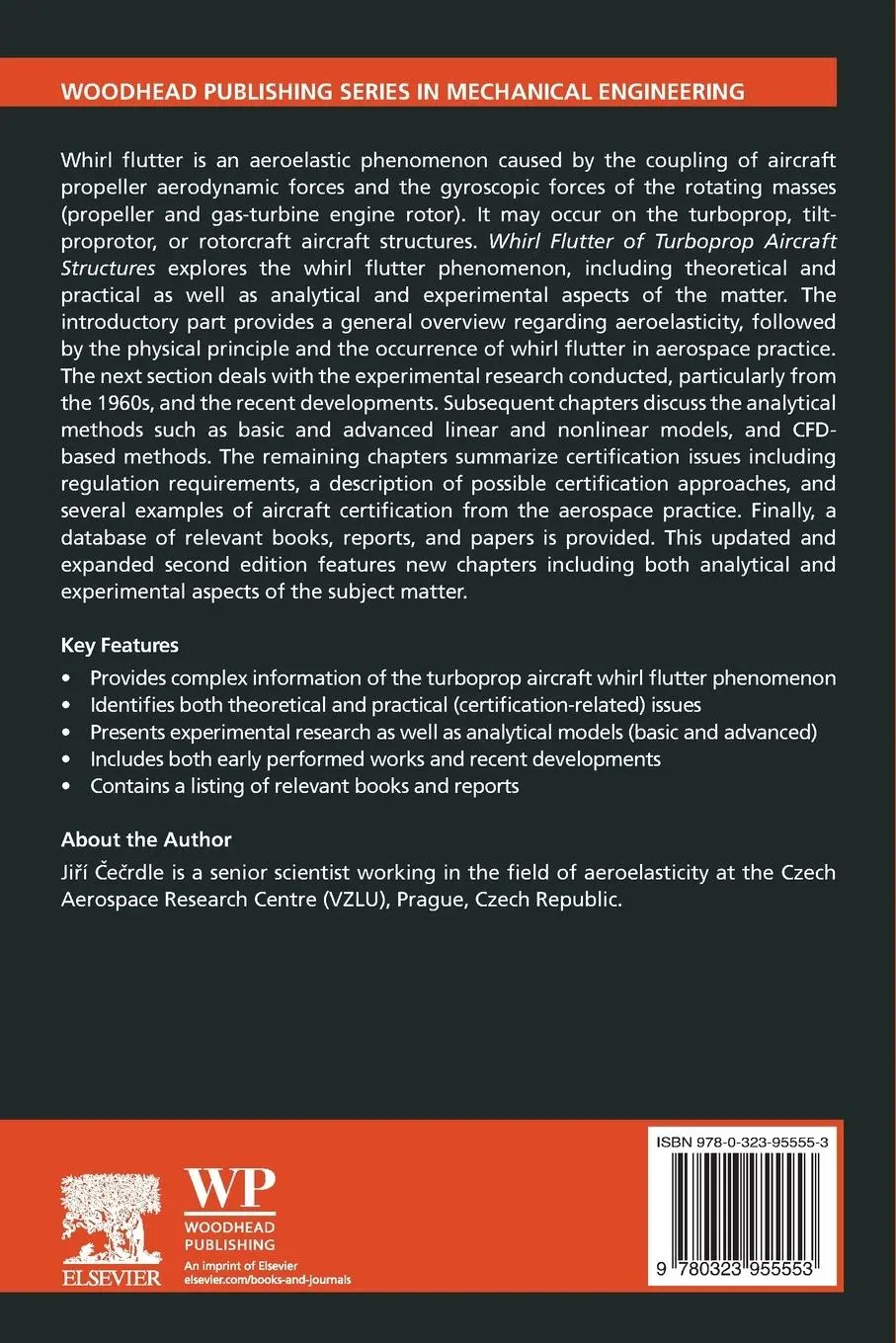 Rückseite: 9780323955553 | Whirl Flutter of Turboprop Aircraft Structures | Ji¿í ¿E¿Rdle | Buch