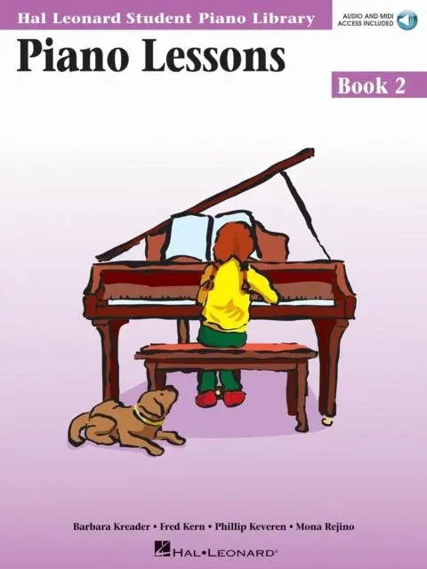 Cover: 9780634055553 | Piano Lessons Book 2 &amp; Audio | Hal Leonard Student Piano Library