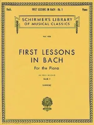 Cover: 9780793525553 | First Lessons in Bach - Book 1 | Walter Carroll | Taschenbuch | Buch