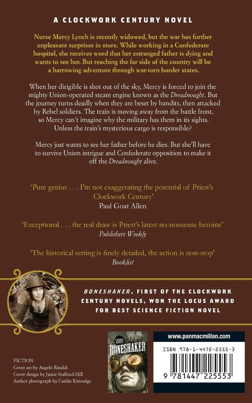 Rückseite: 9781447225553 | Dreadnought | Cherie Priest | Taschenbuch | Englisch | 2012 | Tor