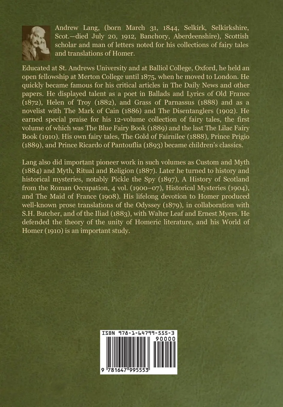 Rückseite: 9781647995553 | Custom and Myth | Andrew Lang | Buch | Englisch | 2020