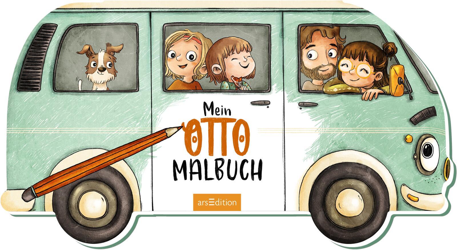 Cover: 9783845865553 | Mein OTTO-Malbuch | 20 Malvorlagen für unterwegs | Ottenschläger