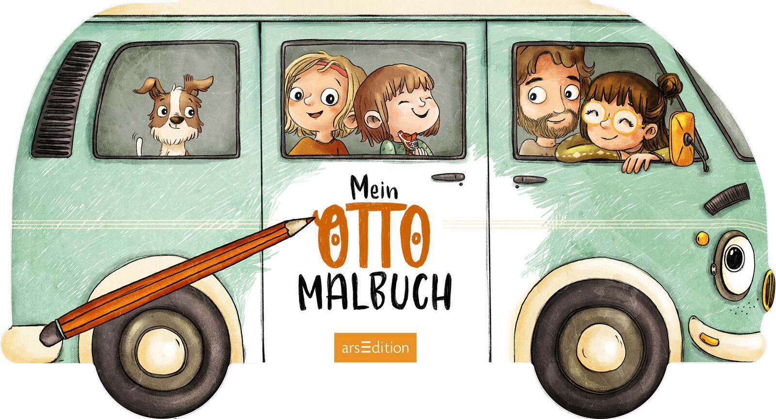 Bild: 9783845865553 | Mein OTTO-Malbuch | 20 Malvorlagen für unterwegs | Ottenschläger