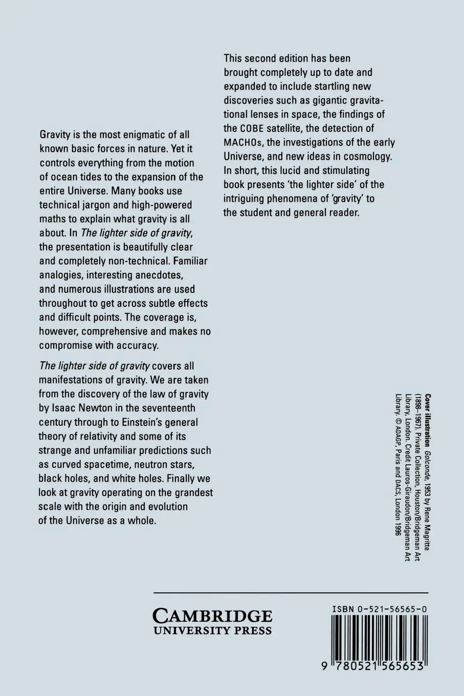 Rückseite: 9780521565653 | The Lighter Side of Gravity | Jayant Vishnu Narlikar (u. a.) | Buch