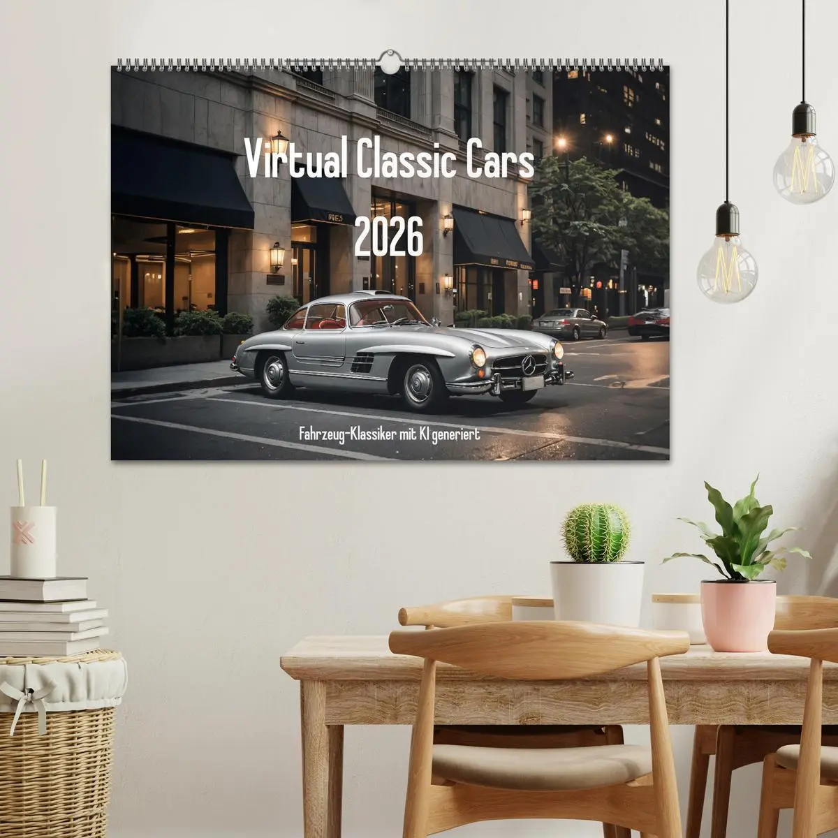 Bild: 9783457395653 | Virtual Classic Cars (Wandkalender 2026 DIN A2 quer), CALVENDO...