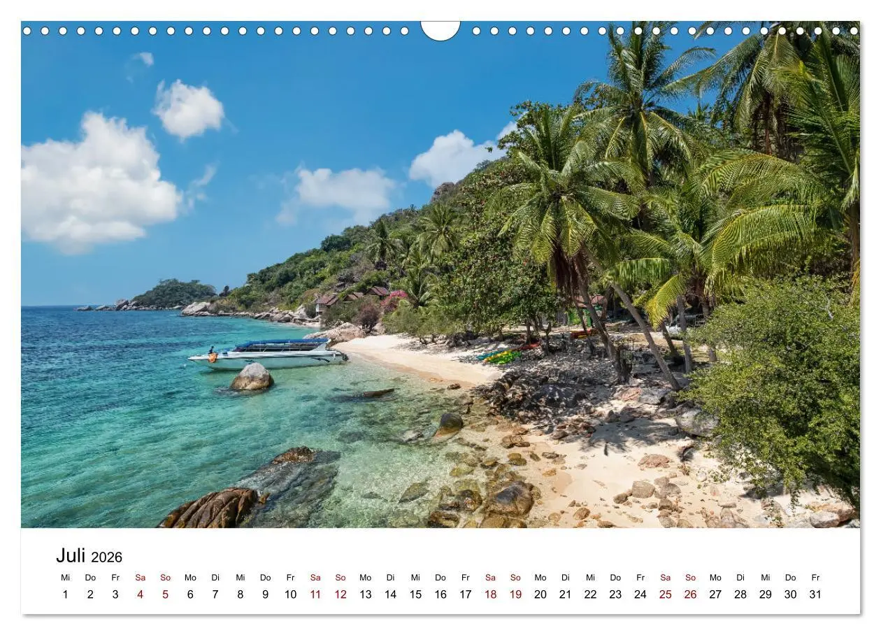 Bild: 9783457915653 | Die schönsten Inseln Thailands (Wandkalender 2026 DIN A3 quer),...