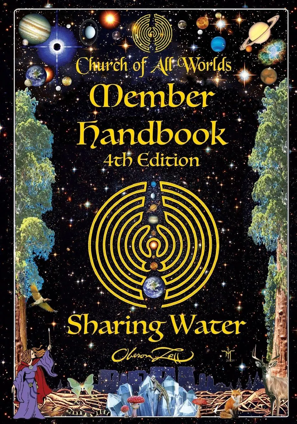 Cover: 9798330445653 | Sharing Water | Church of All Worlds Member handbook | Oberon Zell