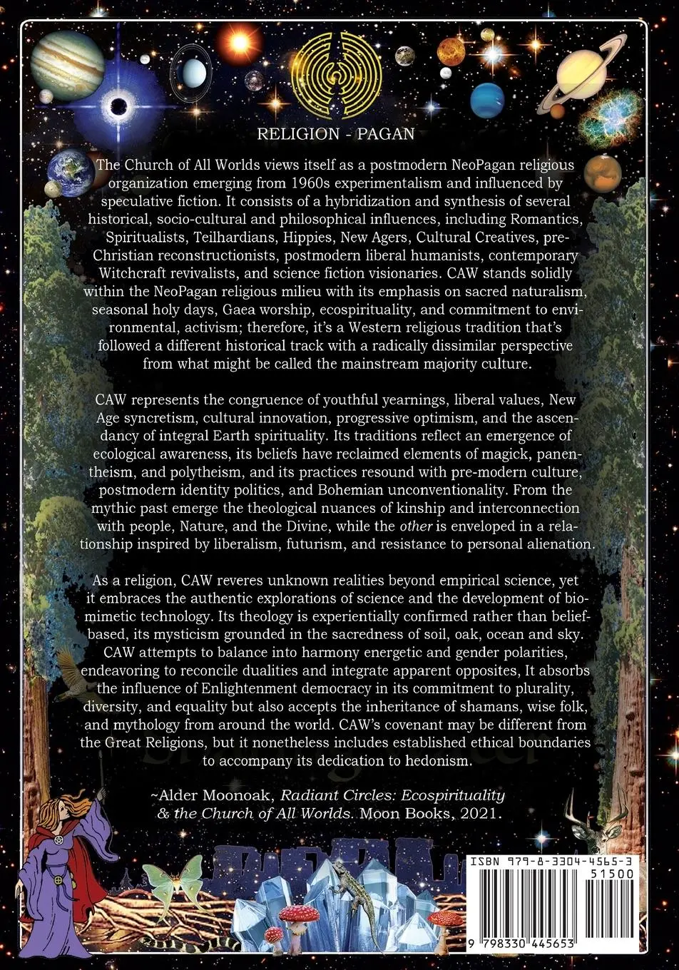 Rückseite: 9798330445653 | Sharing Water | Church of All Worlds Member handbook | Oberon Zell
