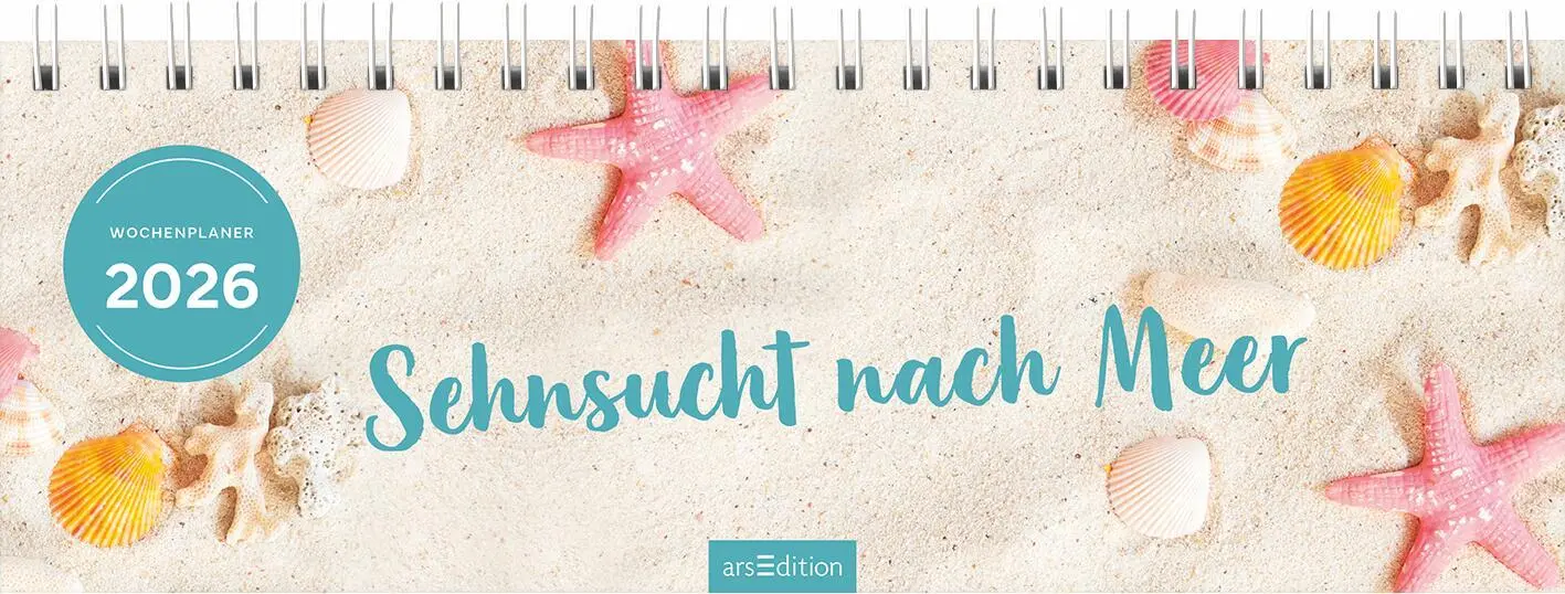 Cover: 4014489135753 | Tischkalender Sehnsucht nach Meer 2026 | Kalender | 128 S. | Deutsch