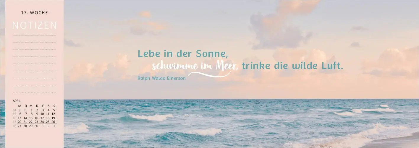 Bild: 4014489135753 | Tischkalender Sehnsucht nach Meer 2026 | Kalender | 128 S. | Deutsch
