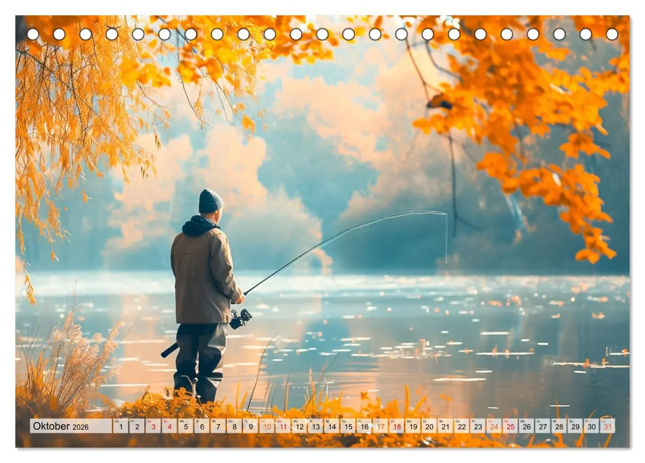 Bild: 9783457455753 | Angeln und Fischen Impressionen (Tischkalender 2026 DIN A5 quer),...