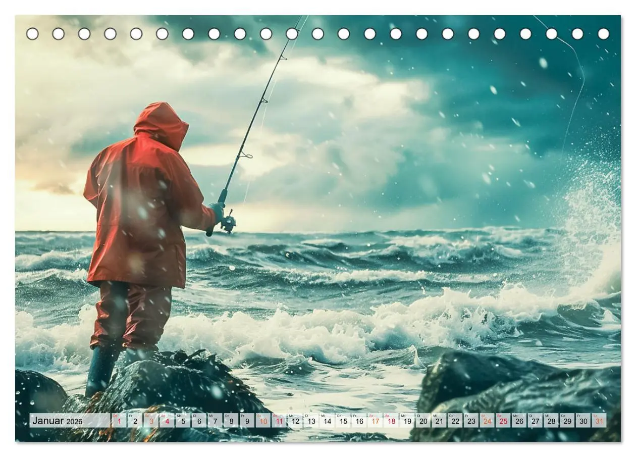 Bild: 9783457455753 | Angeln und Fischen Impressionen (Tischkalender 2026 DIN A5 quer),...