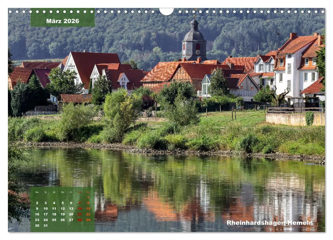 Bild: 9783457525753 | Märchenhaftes Weserbergland (Wandkalender 2026 DIN A3 quer),...