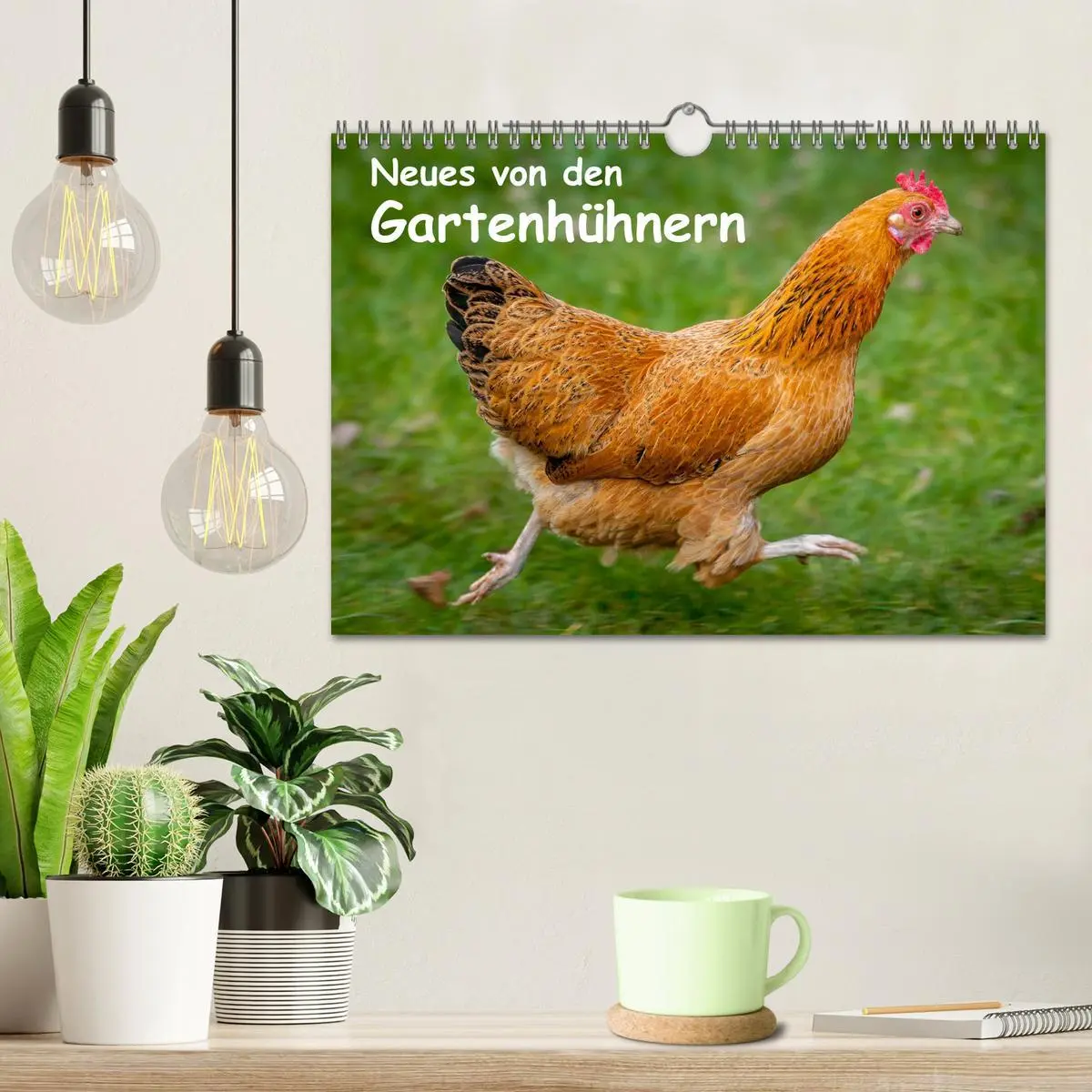 Bild: 9783457905753 | Neues von den Gartenhühnern (Wandkalender 2026 DIN A4 quer),...