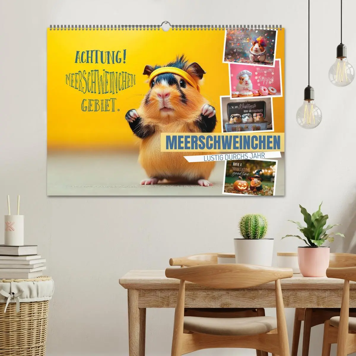 Bild: 9783516235753 | Meerschweinchen LUSTIG DURCHS JAHR (Wandkalender 2026 DIN A2 quer),...