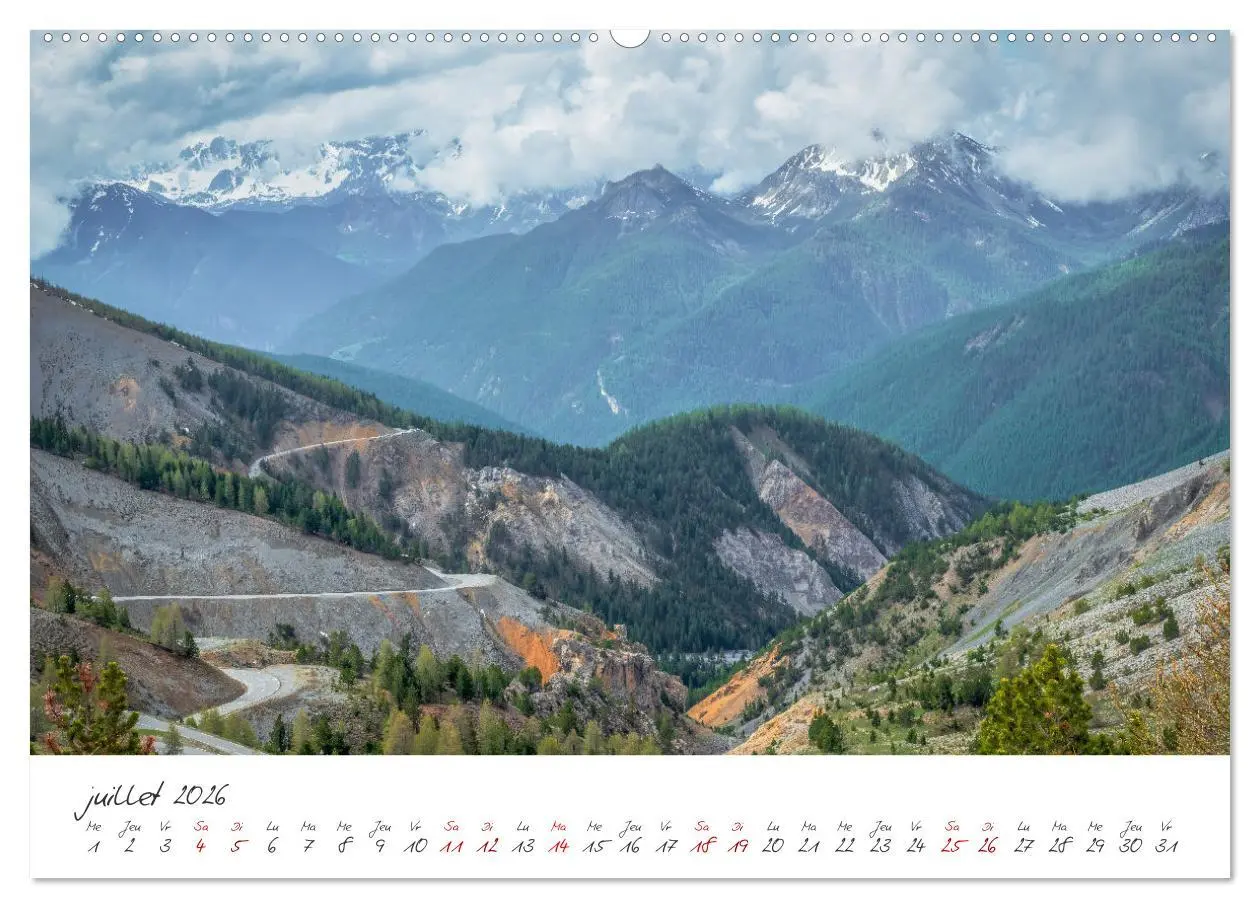 Bild: 9783516545753 | Le col de l'Izoard sur la route des Grandes Alpes (Calendrier mural...