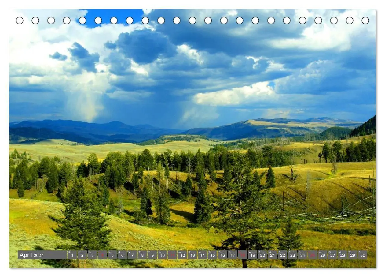 Bild: 9783594145753 | Wyoming ¿ Impressionen (Tischkalender 2027 DIN A5 quer), CALVENDO...