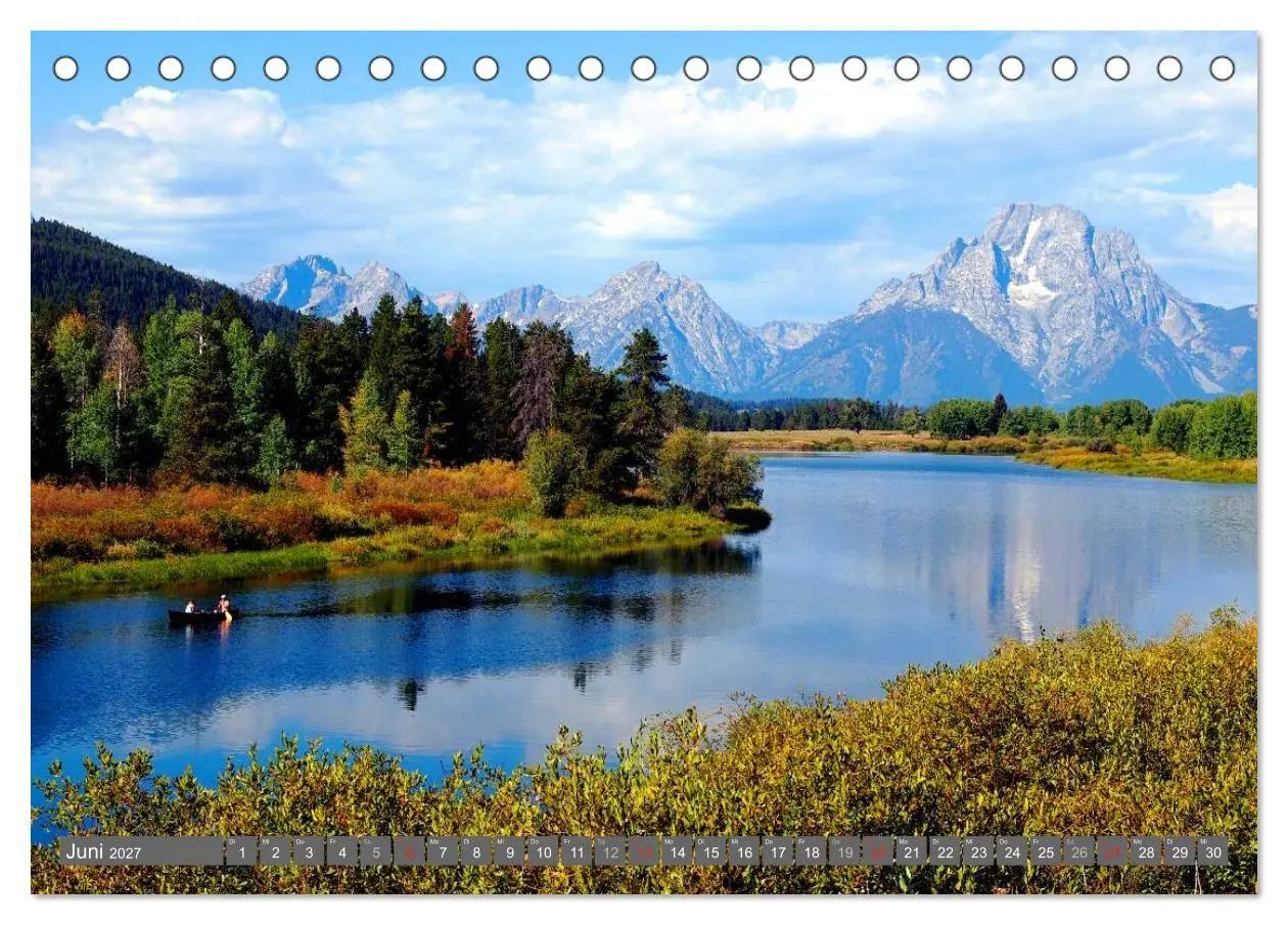Bild: 9783594145753 | Wyoming ¿ Impressionen (Tischkalender 2027 DIN A5 quer), CALVENDO...