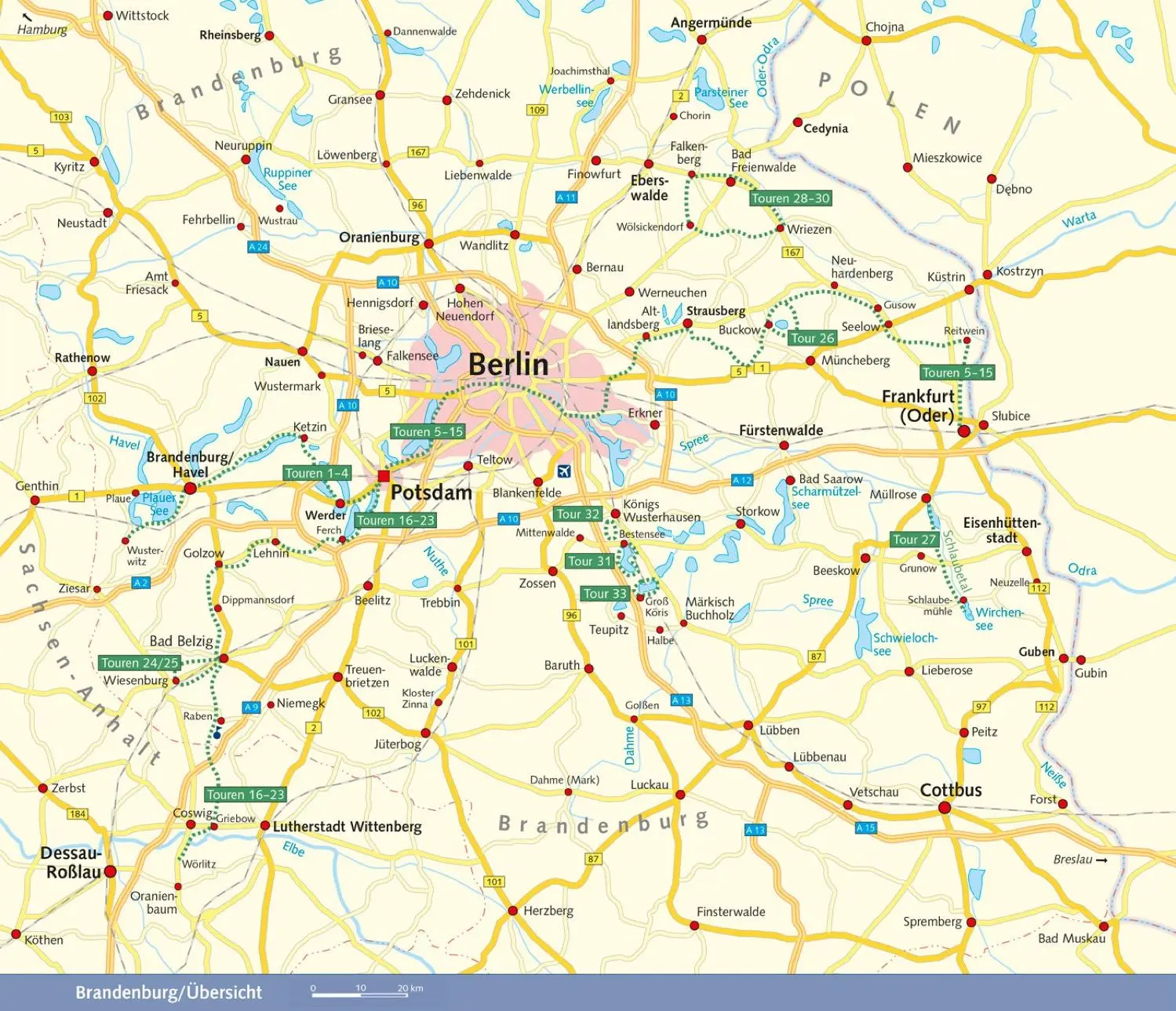 Bild: 9783897945753 | Reiseführer Brandenburg - Tagestouren | Andreas Sternfeldt (u. a.)