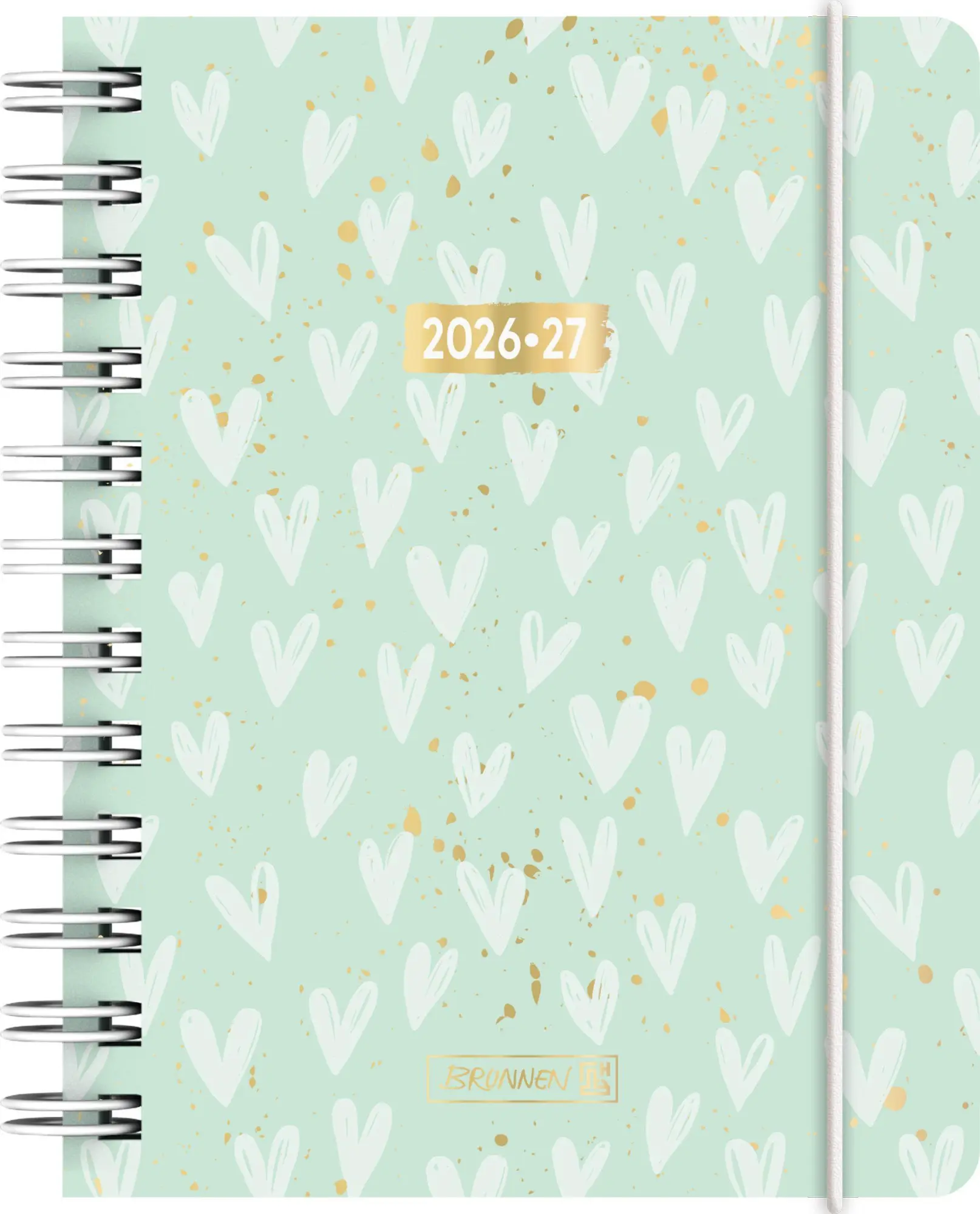 Cover: 4061947155853 | Schülerkalender 2026/2027 "Hearts" A6, Kunststoff | Buch | 352 S.