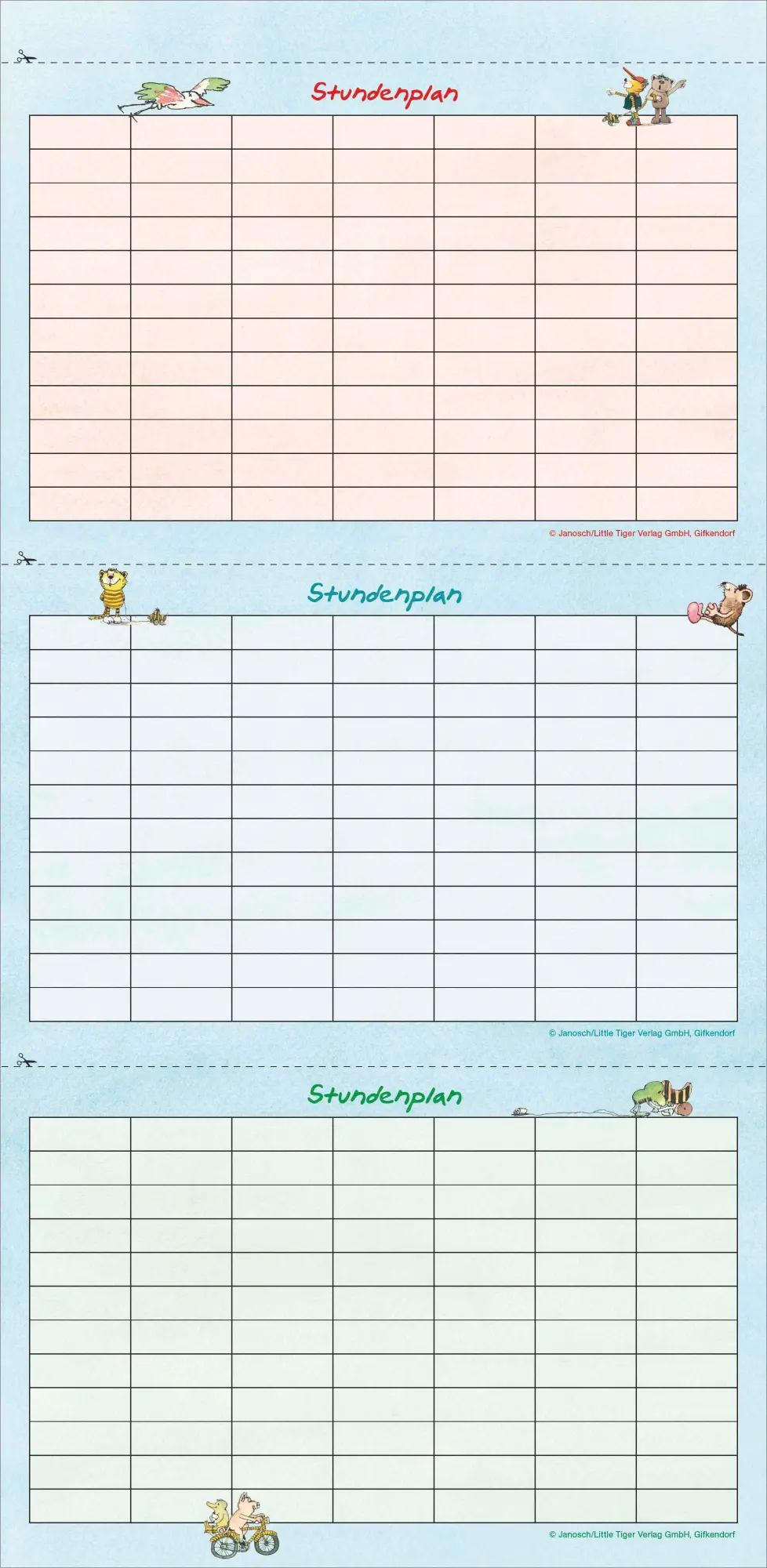 Bild: 4069095005853 | Janosch 2026 Familienplaner - Familien-Timer - Termin-Planer -...