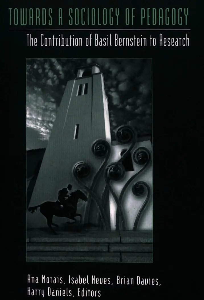 Cover: 9780820455853 | Towards a Sociology of Pedagogy | Ana M. Morais (u. a.) | Taschenbuch