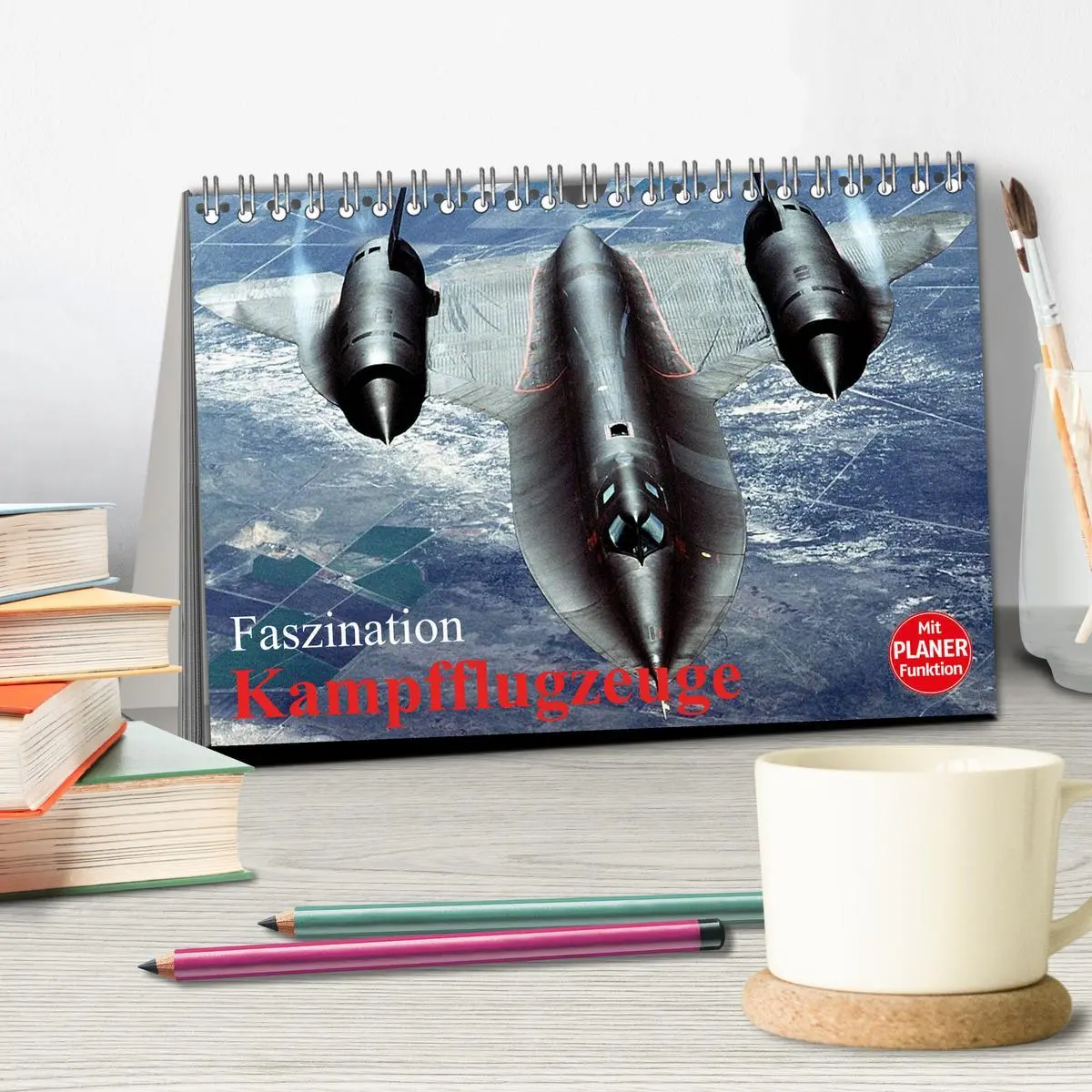 Bild: 9783457995853 | Faszination Kampfflugzeuge (Tischkalender 2026 DIN A5 quer),...