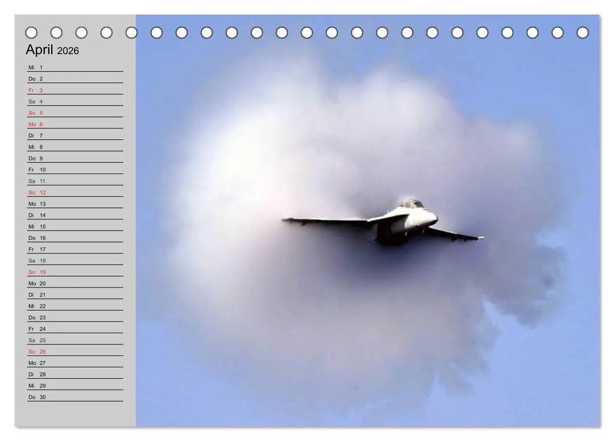 Bild: 9783457995853 | Faszination Kampfflugzeuge (Tischkalender 2026 DIN A5 quer),...