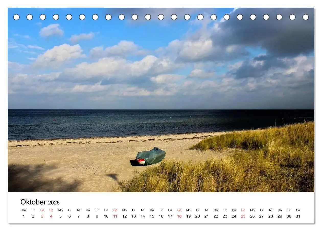 Bild: 9783516085853 | Ostseeküste 2026 (Tischkalender 2026 DIN A5 quer), CALVENDO...