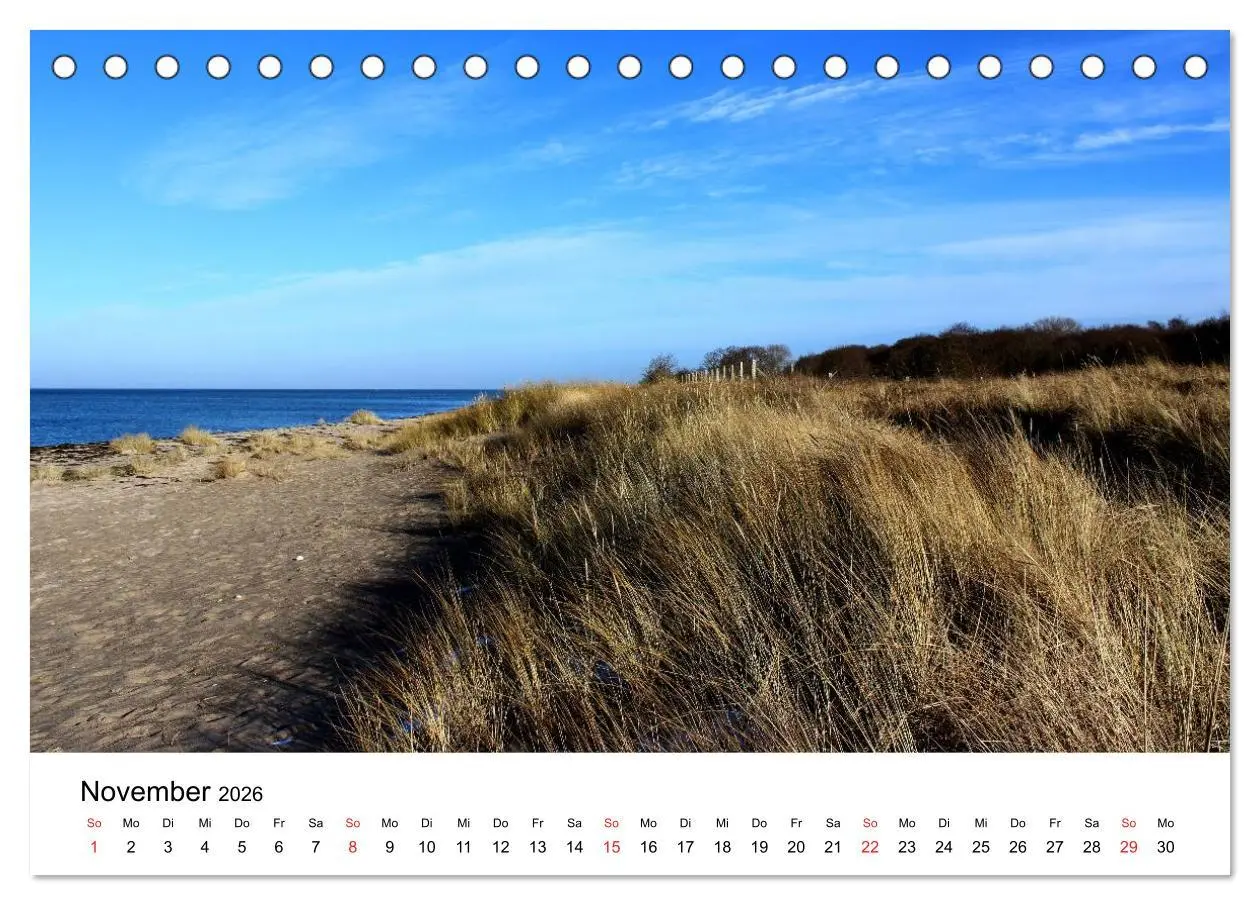 Bild: 9783516085853 | Ostseeküste 2026 (Tischkalender 2026 DIN A5 quer), CALVENDO...