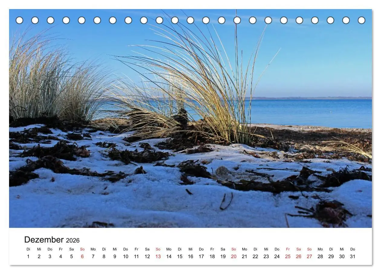 Bild: 9783516085853 | Ostseeküste 2026 (Tischkalender 2026 DIN A5 quer), CALVENDO...