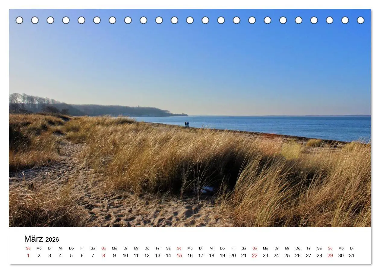 Bild: 9783516085853 | Ostseeküste 2026 (Tischkalender 2026 DIN A5 quer), CALVENDO...