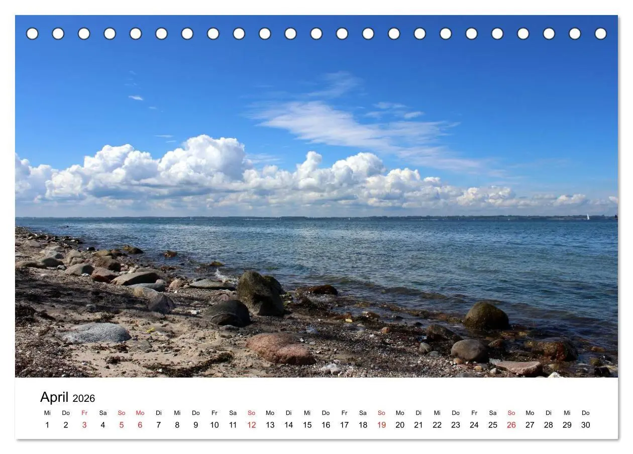 Bild: 9783516085853 | Ostseeküste 2026 (Tischkalender 2026 DIN A5 quer), CALVENDO...