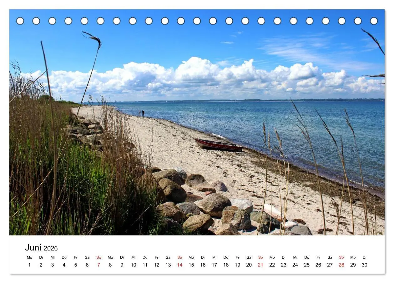 Bild: 9783516085853 | Ostseeküste 2026 (Tischkalender 2026 DIN A5 quer), CALVENDO...