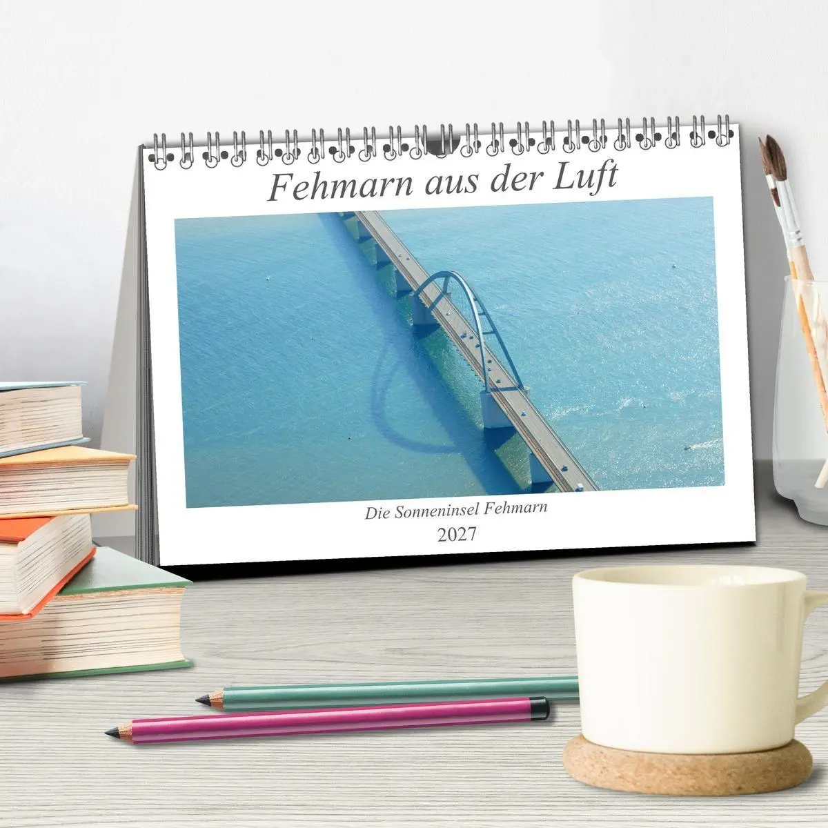 Bild: 9783569555853 | Fehmarn aus der Luft (Tischkalender 2027 DIN A5 quer), CALVENDO...