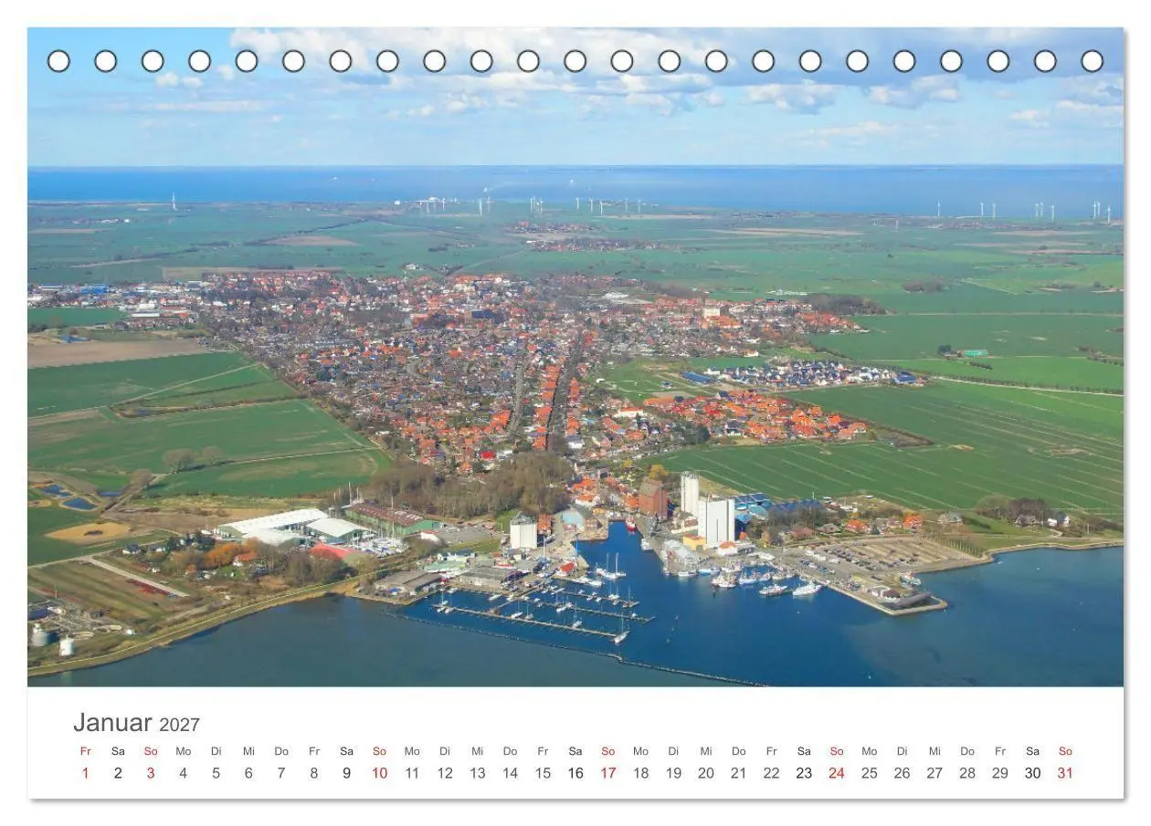 Bild: 9783569555853 | Fehmarn aus der Luft (Tischkalender 2027 DIN A5 quer), CALVENDO...