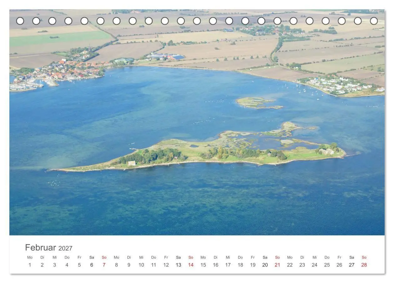 Bild: 9783569555853 | Fehmarn aus der Luft (Tischkalender 2027 DIN A5 quer), CALVENDO...