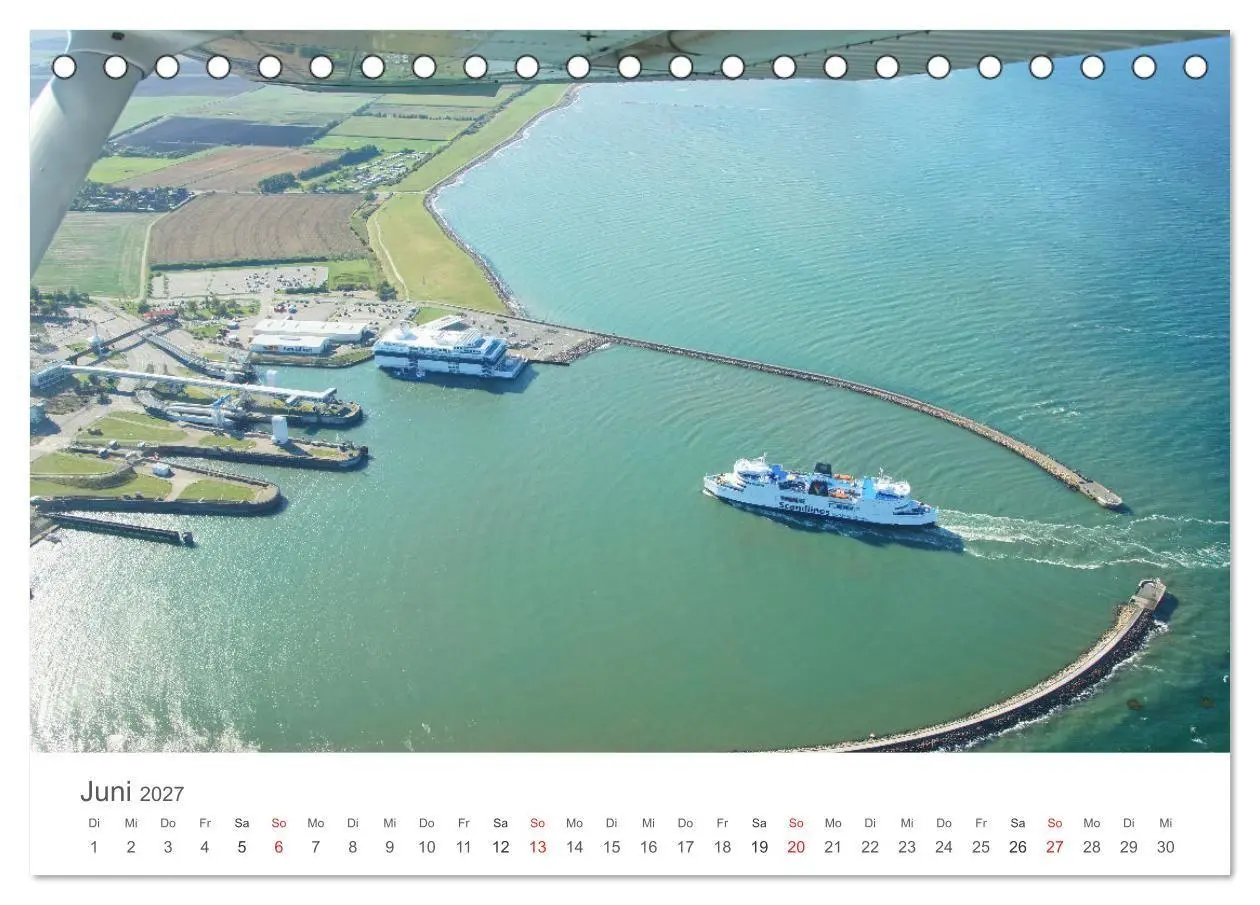 Bild: 9783569555853 | Fehmarn aus der Luft (Tischkalender 2027 DIN A5 quer), CALVENDO...