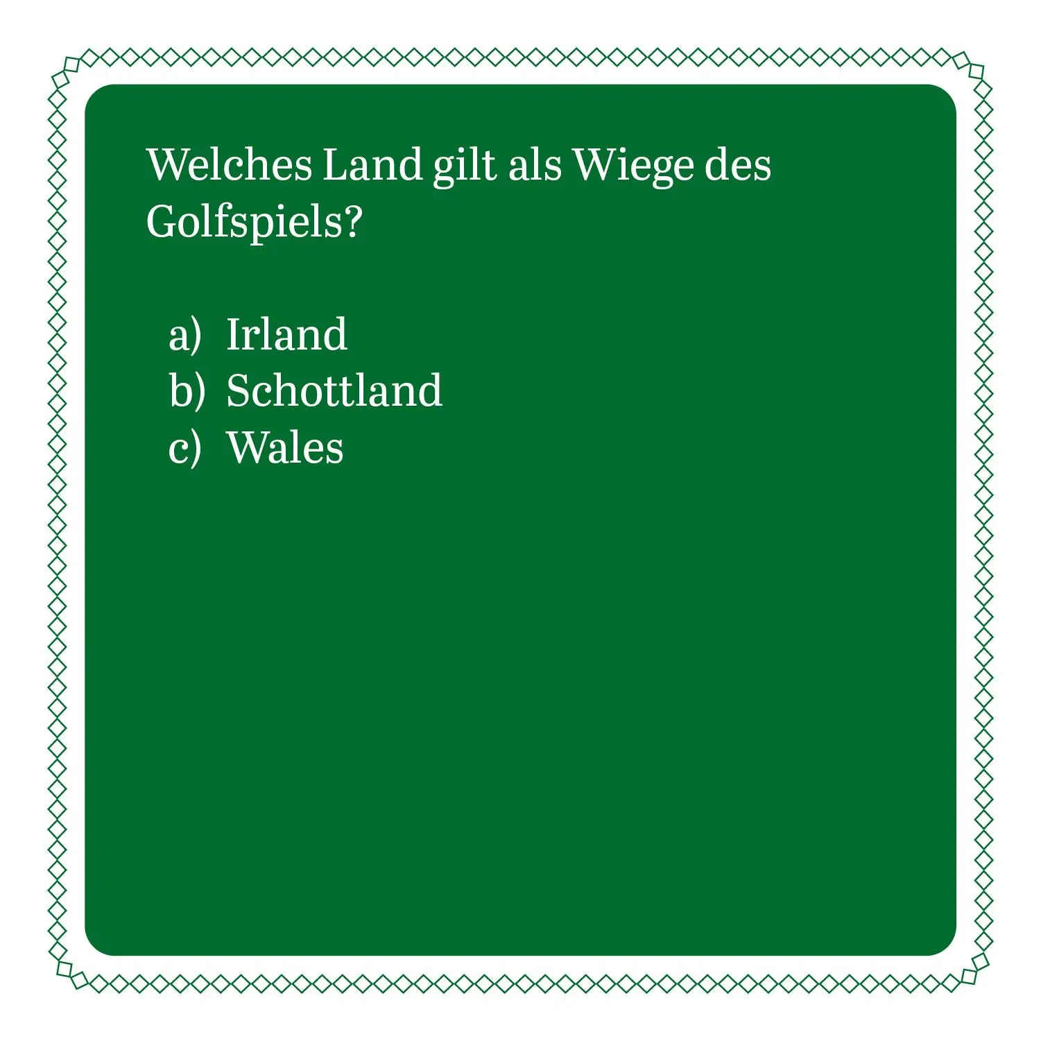 Bild: 9783747205853 | Das Golf-Quiz (Neuauflage) | 66 Fragen für Golfliebhaber | Grän | 2025