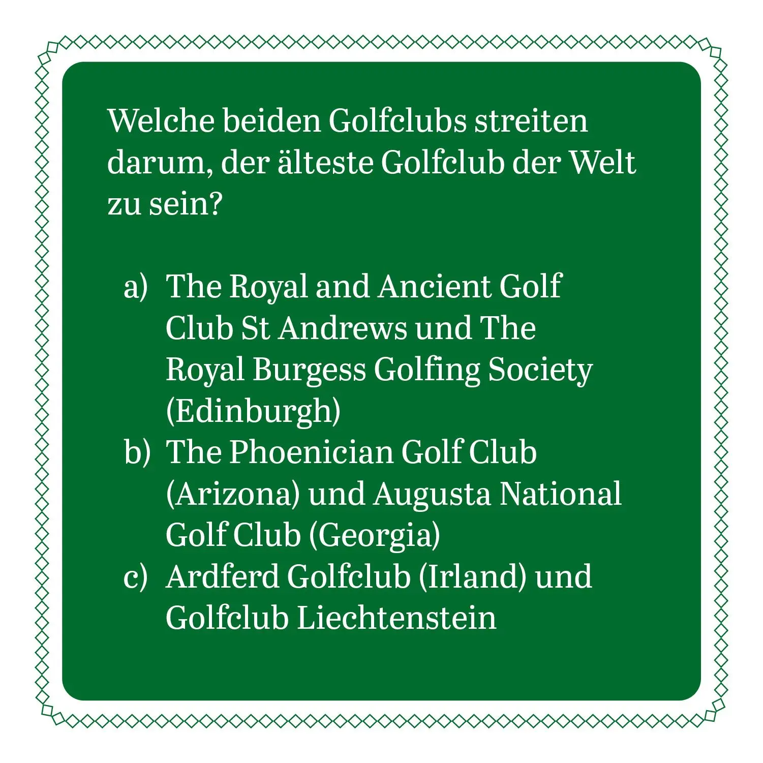Bild: 9783747205853 | Das Golf-Quiz (Neuauflage) | 66 Fragen für Golfliebhaber | Grän | 2025