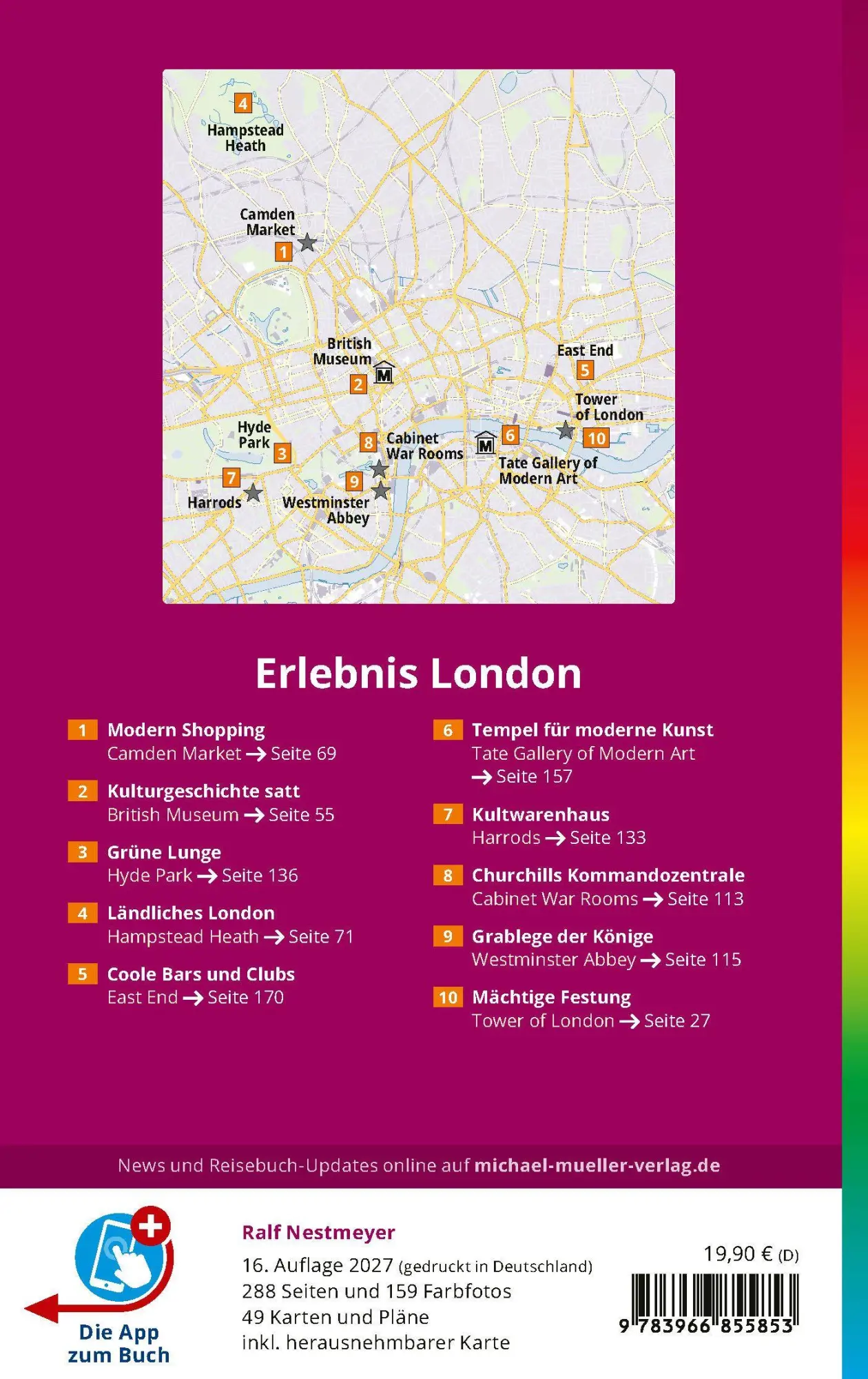 Bild: 9783966855853 | MICHAEL MÜLLER Reiseführer London MM-City | Ralf Nestmeyer | Buch
